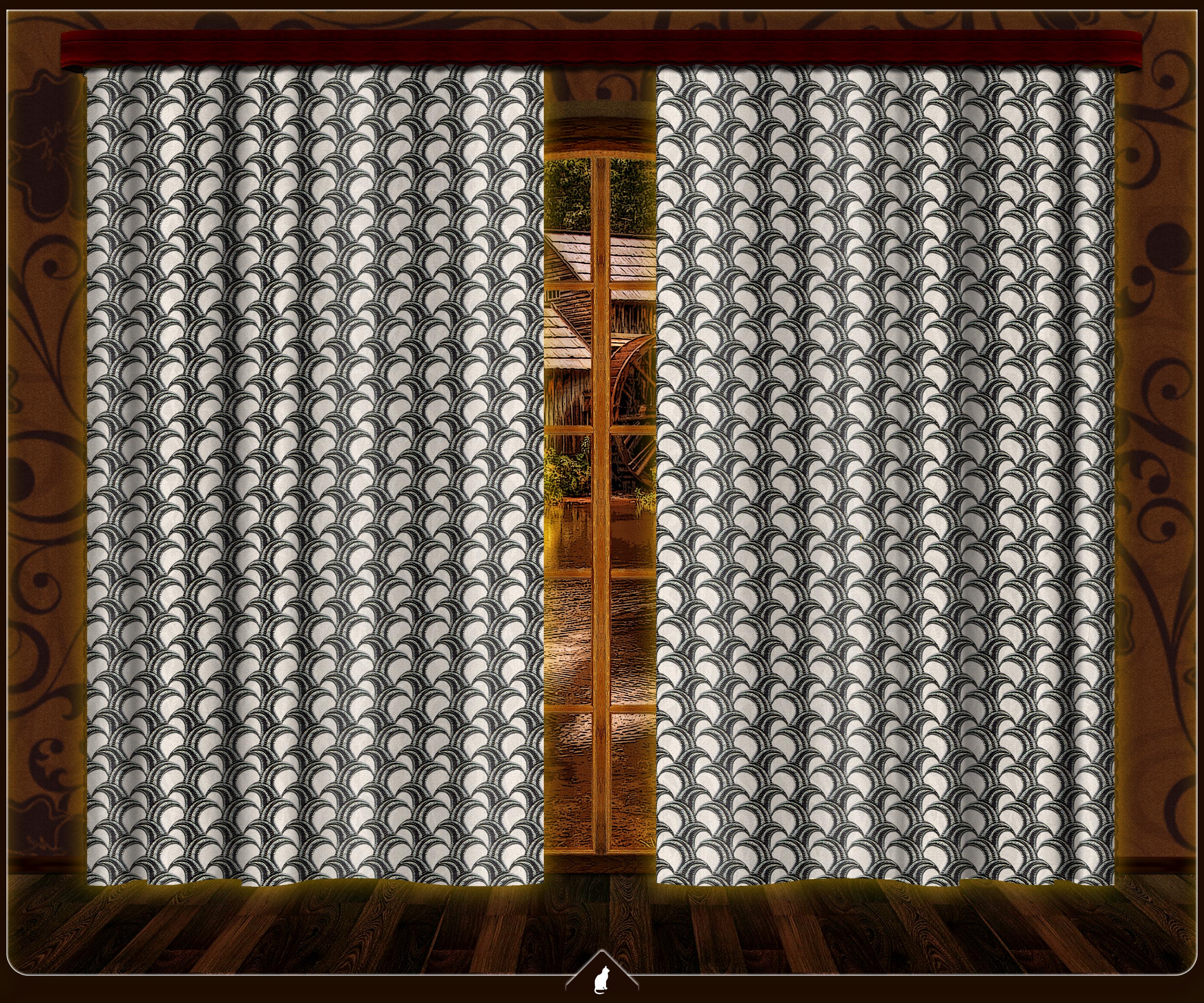 Kusový závěs  - RUSALKA, výška 250 cm, šířka 280 cm