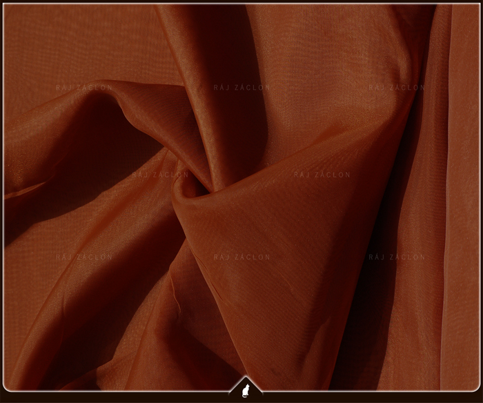  Záclona voálová VICTORIE hnědá v. 100 cm š. 250 cm 