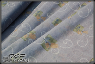 Elegantní voál metrážový Zvonek šířka 150 cm !