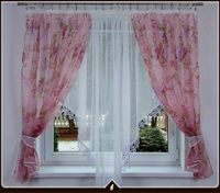 Luxusní voálová záclona Rita  - hotová záclona.