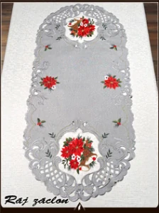 Vyšívaný ubrus 60x120 cm