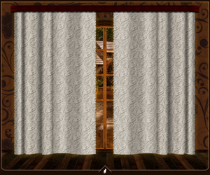 Kusový závěs - Barocco, výška 140 až 300 cm, šířka 150 cm