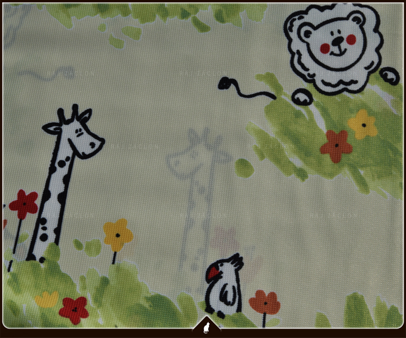 Dekorační látka ZOO - závěs metrážový, šířka 140 cm 