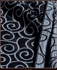 Dekorační látka - závěs metrážový zatemňovací, šířka 280 cm 