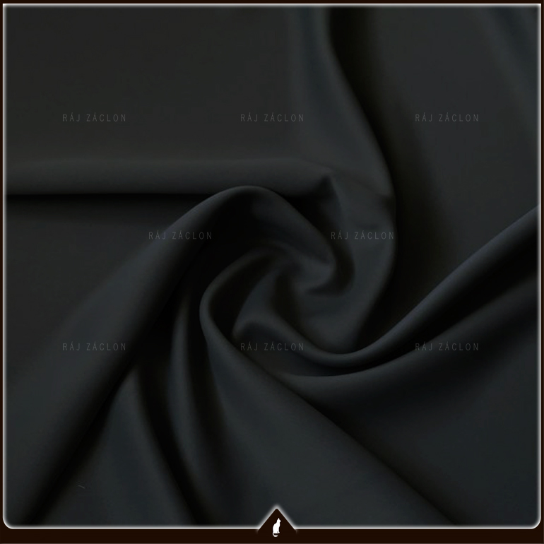 Dekorační látka - Black out černá, šířka 280 cm 