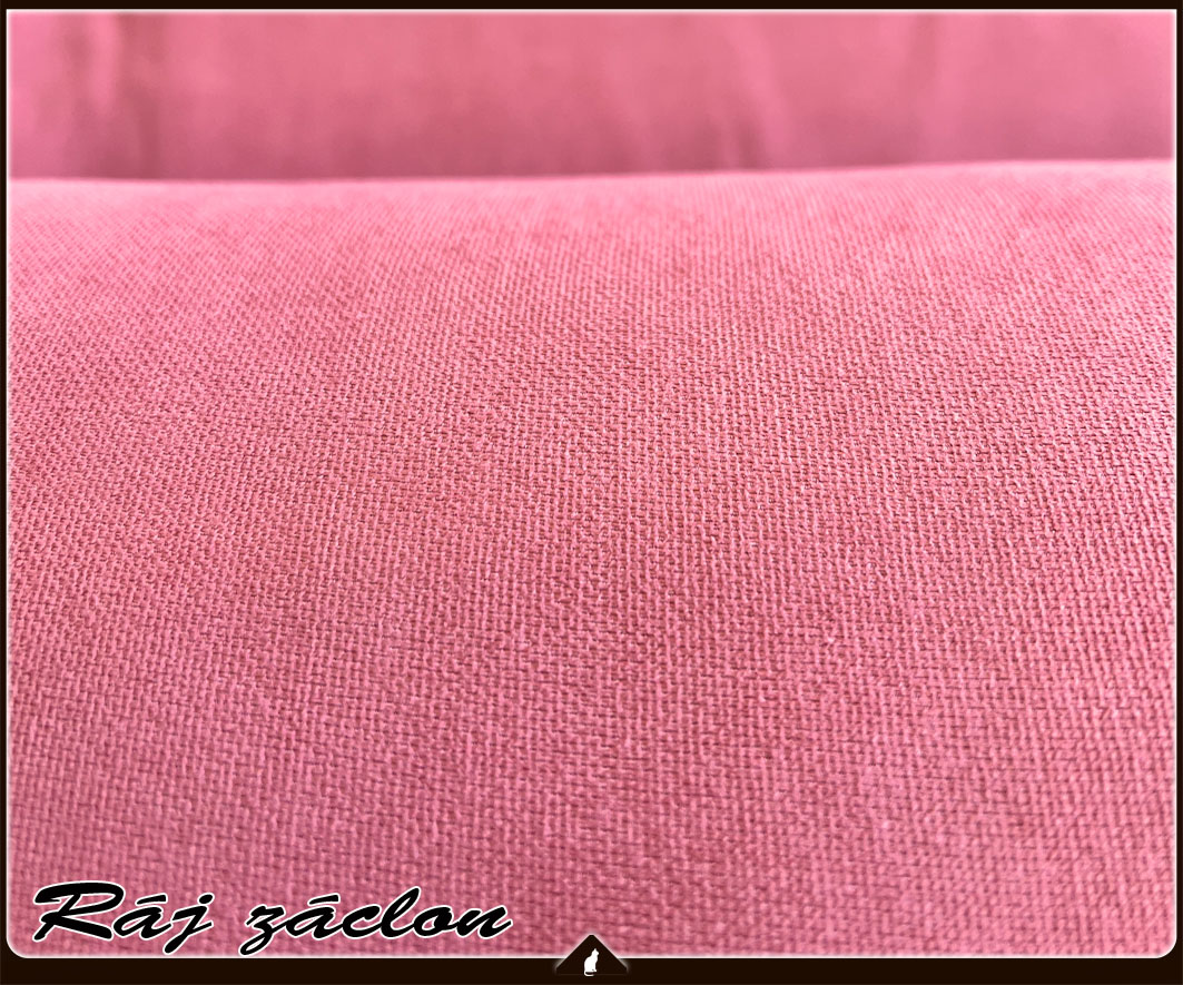 Kusový závěs - ELEGANT starorůžová, výška 140 až 370 cm, šířka 140 cm