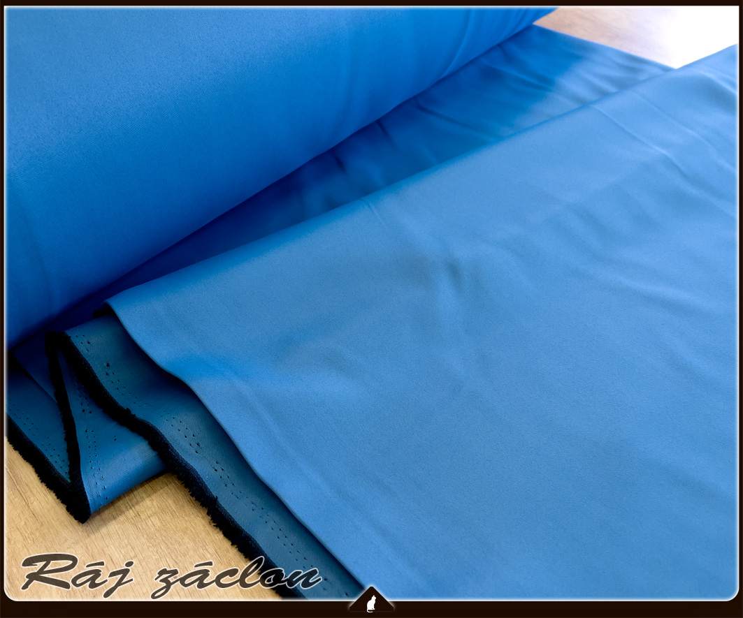 Kusový závěs - Black out tyrkysový, výška 140 až 370 cm, šířka 280 cm