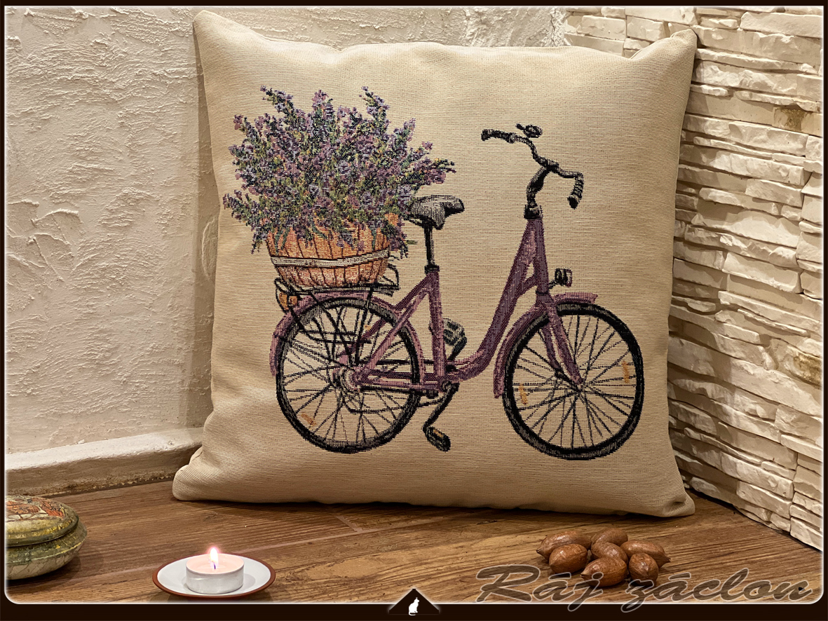 Potah na polštářek  lavender Bike