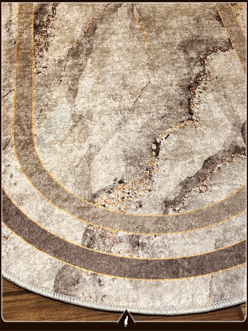 Koupelnová sada předložek Mramor běžovy 60 x 90 + 60 x 40 cm.