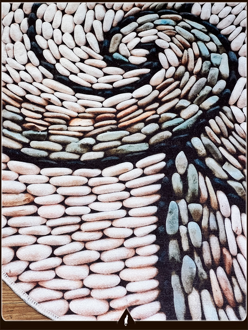 Koupelnová sada předložek Kamínký 60 x 90 + 60 x 40 cm.