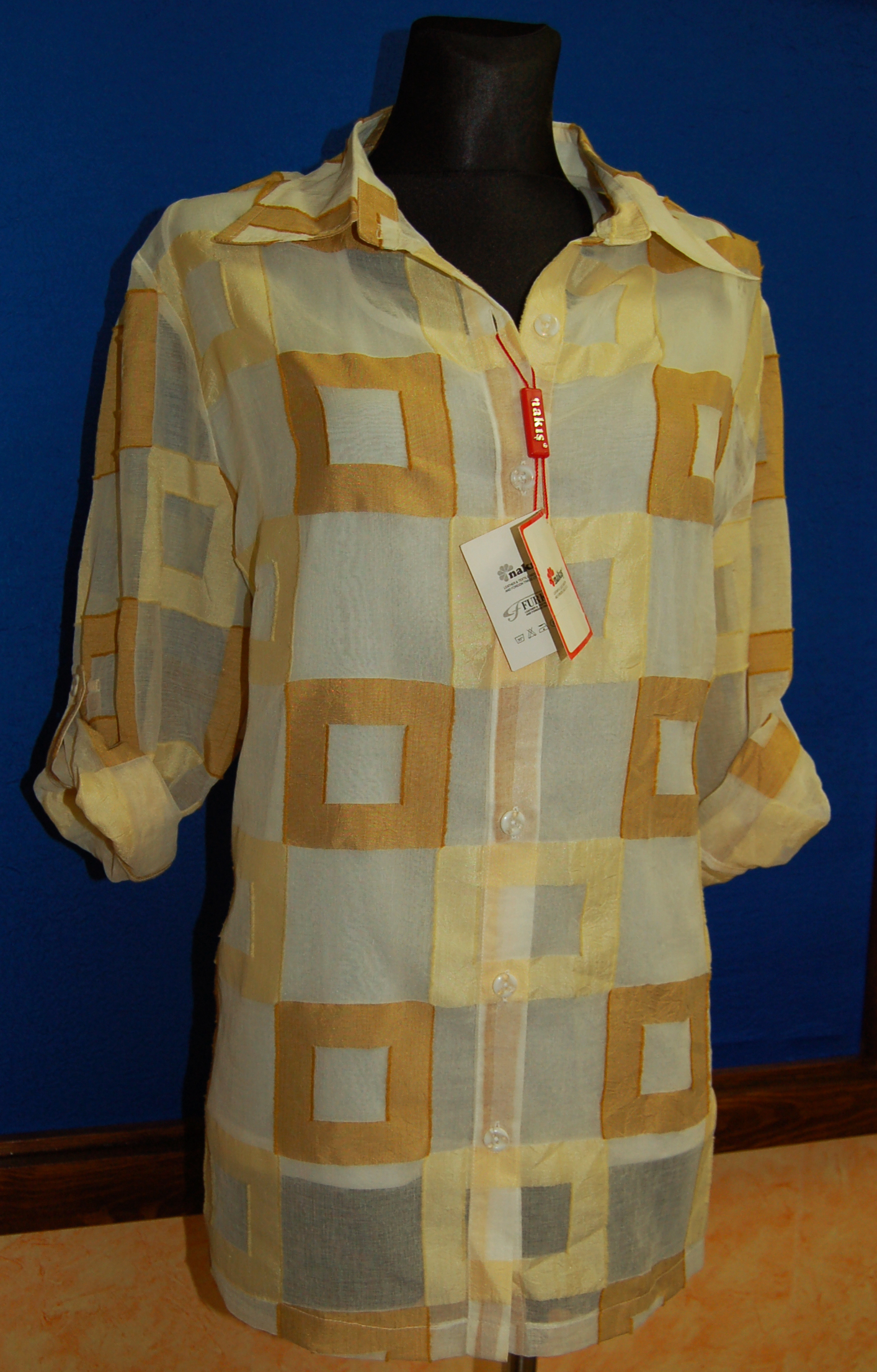 Košilová halenka s topem KLARIN - AKCE