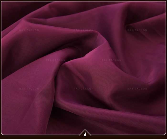 Luxusní voálová záclona vinová - v. 70 až 290 cm, š. 300 cm až 500 cm