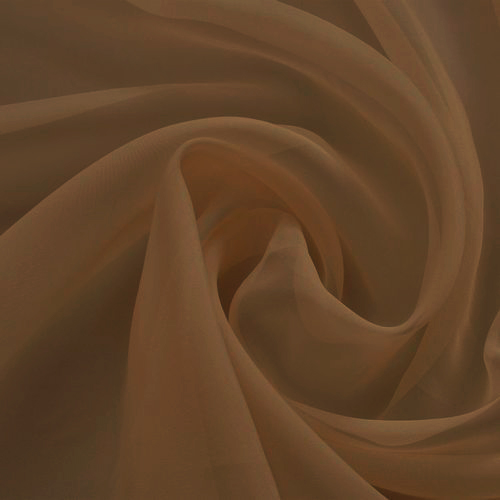 Luxusní voálová záclona kapučínová  - v. 70 až 290 cm, š. 300 cm až 500 cm