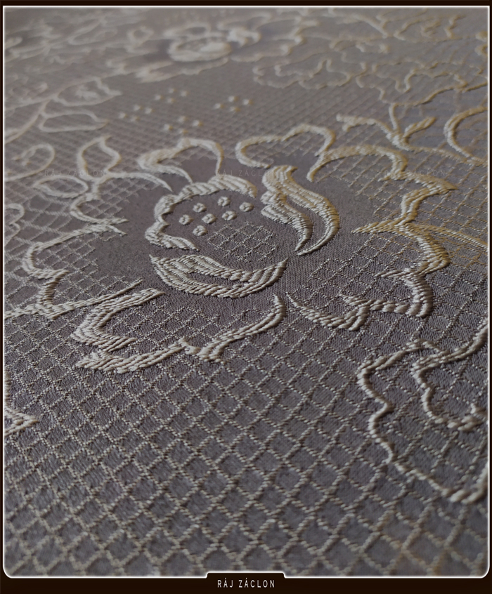 Dekorační látka 3D Eliza - závěs metrážový, šířka 150 cm 