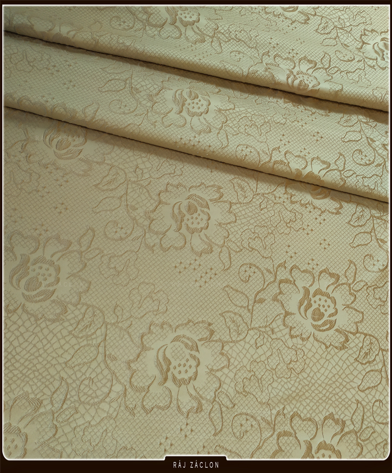 Dekorační látka 3D Eliza - závěs metrážový, šířka 150 cm 