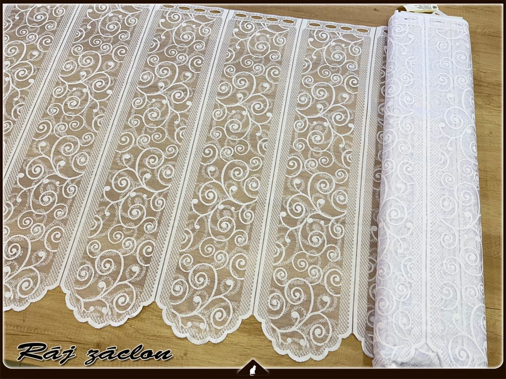 Vitrážková záclona metrážová - Orientalni, výška 30 cm až 90 cm