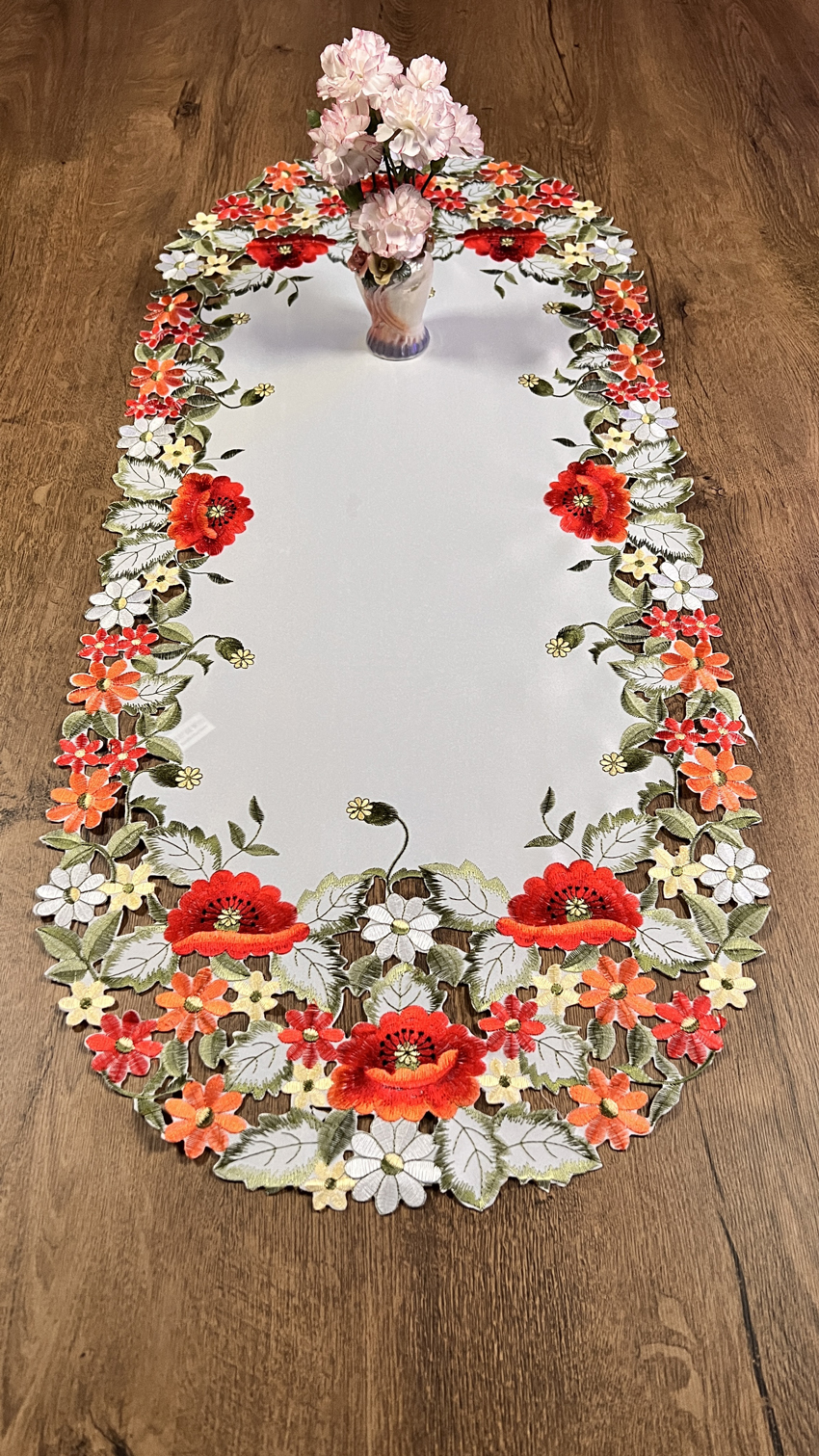 Vyšívaný ubrus 60x120 cm - Léto.