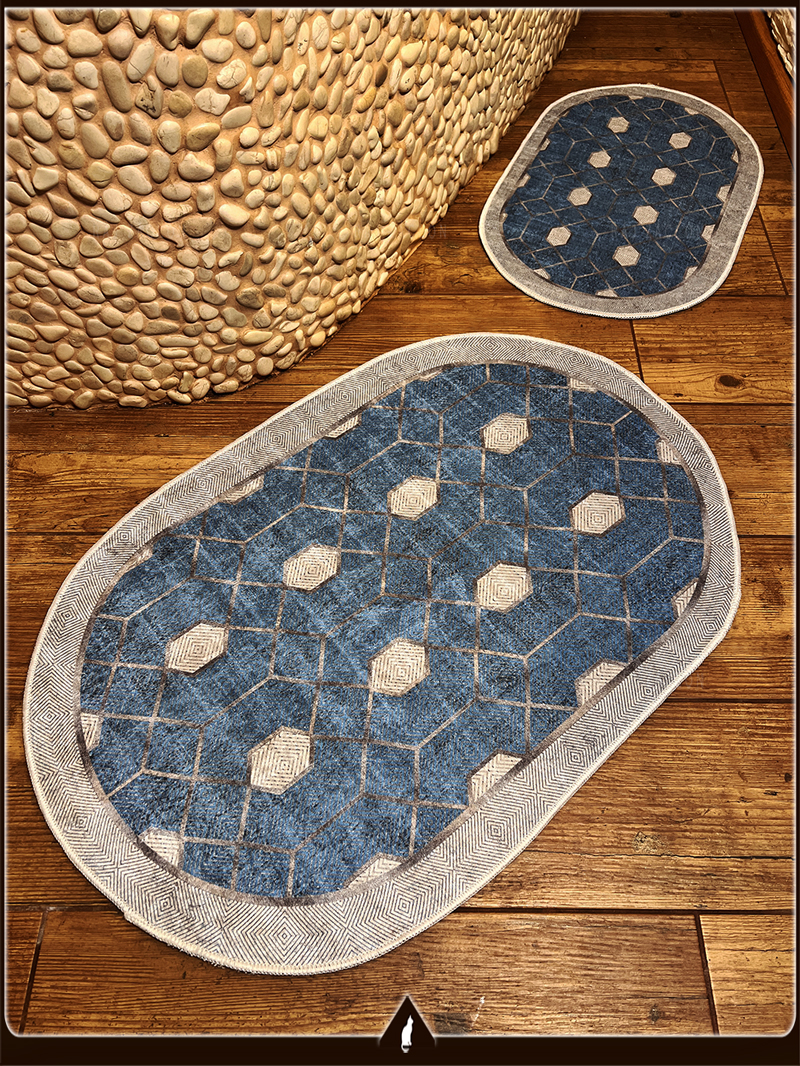 Koupelnová sada předložek Gira 60 x 90 + 60 x 40 cm.