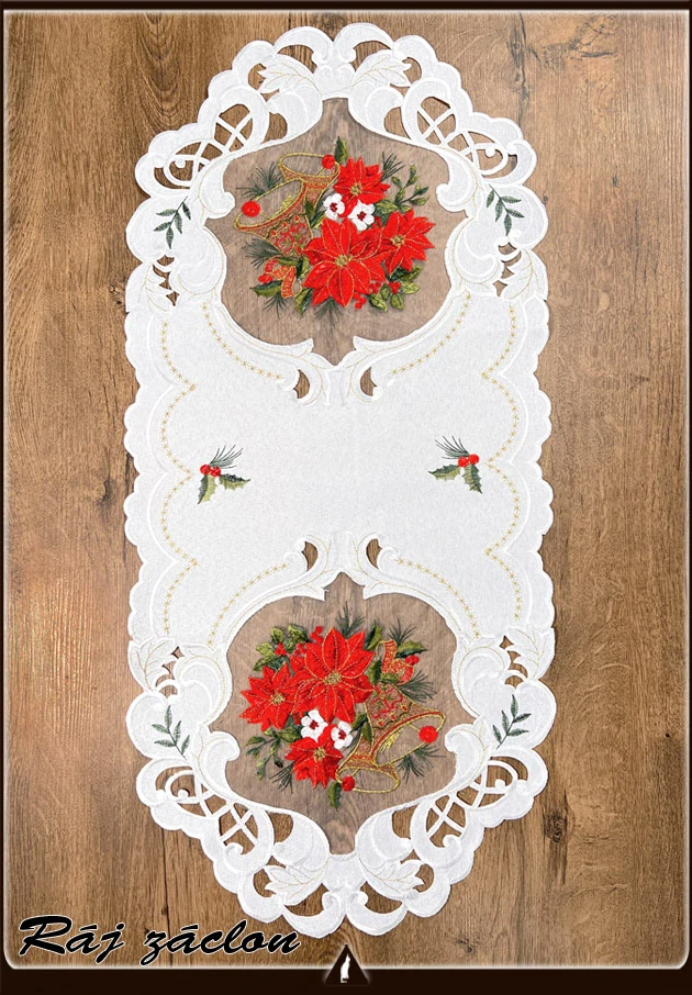 Vyšívaný ubrus 40x85 cm