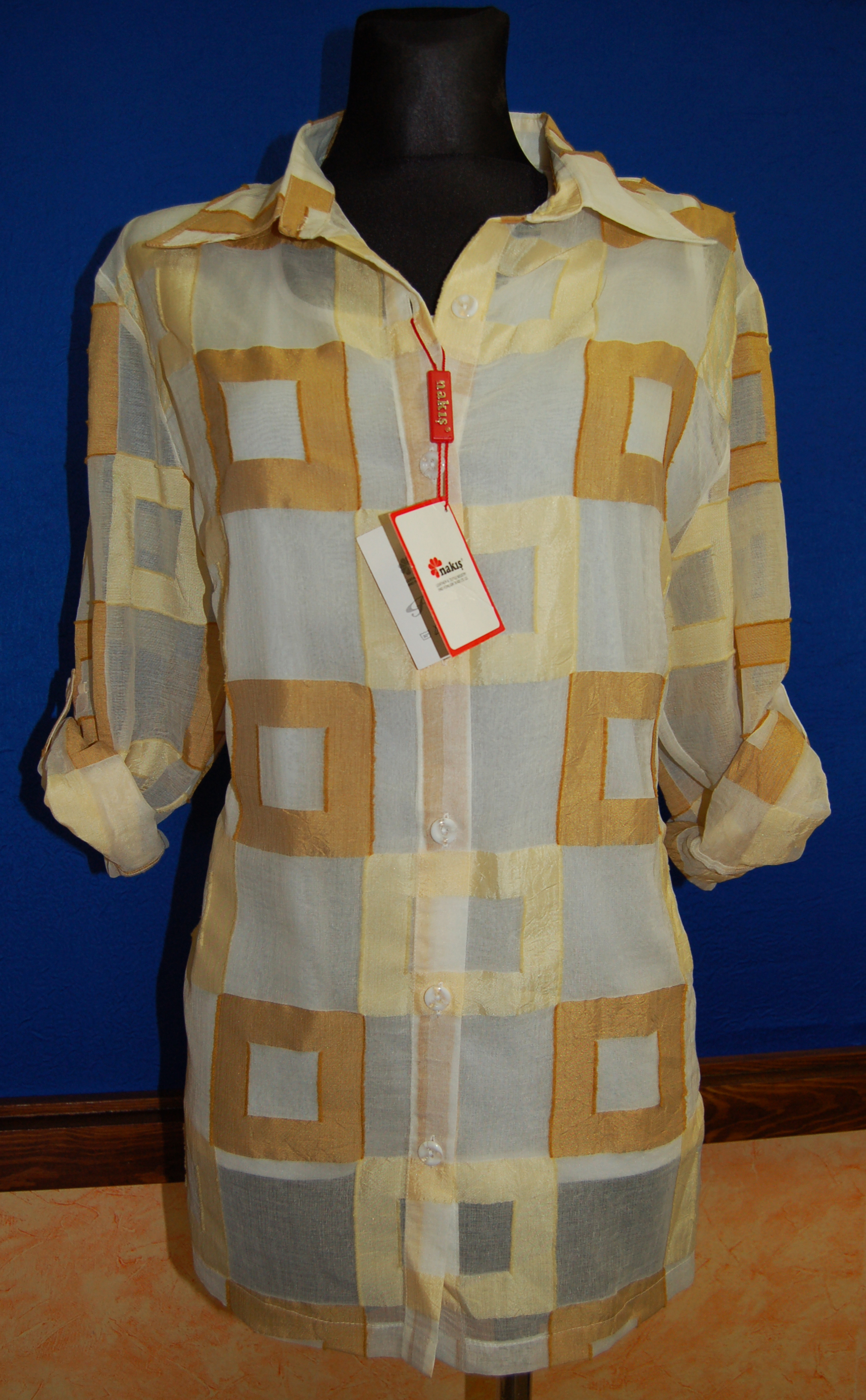 Košilová halenka s topem KLARIN - AKCE