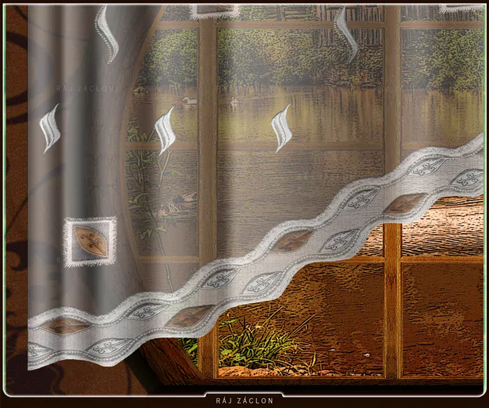 Oblouková záclona MIRACLE, SLEVA 37 % 