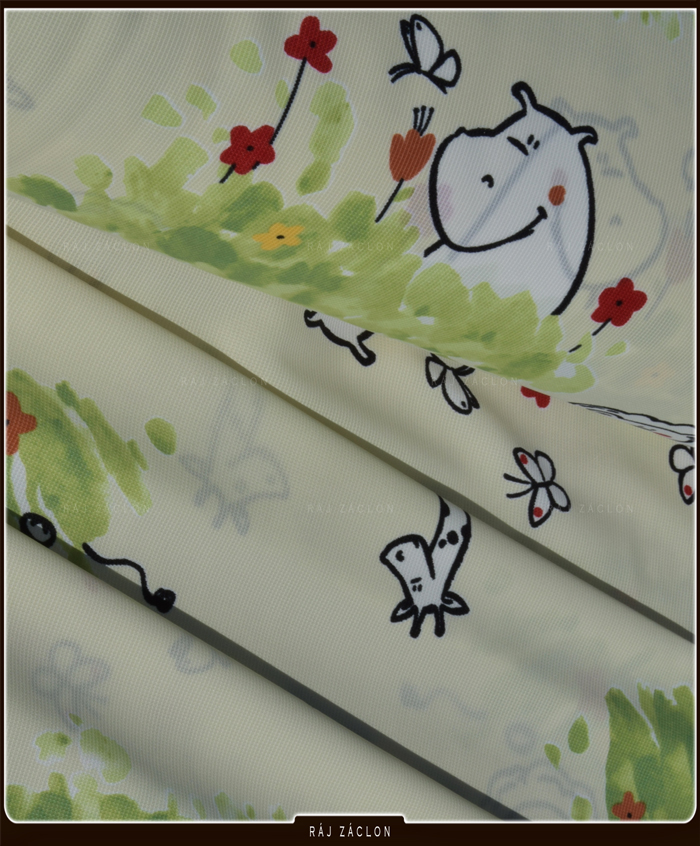Dekorační látka ZOO - závěs metrážový, šířka 140 cm 
