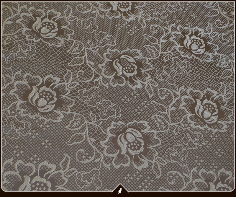 Dekorační látka 3D Eliza - závěs metrážový, šířka 150 cm 