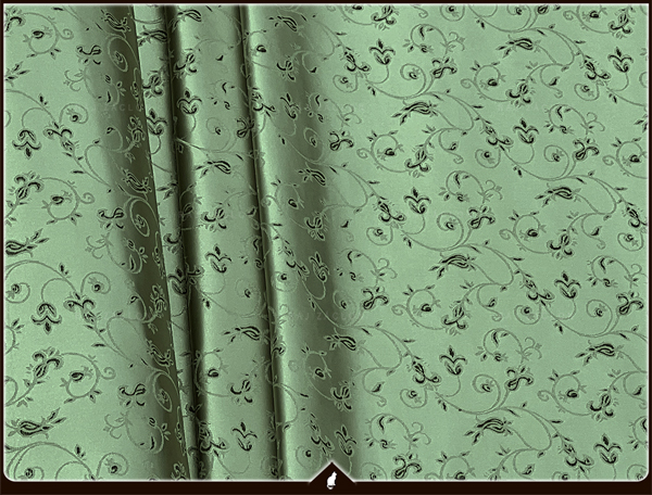 Dekorační látka Elza světle zelená - závěs metrážový, šířka 150 cm.