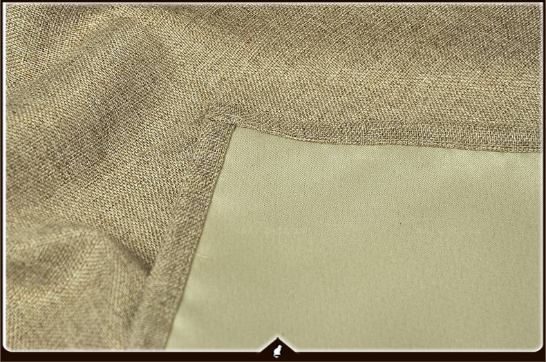 Kusový závěs - Blackout běžová pytlovina, výška 140 až 370 cm, šířka 260 cm