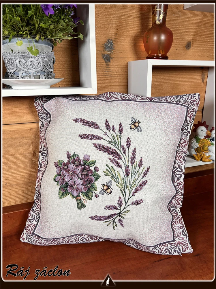 Potah na polštářek Levandule - Potahy na polštáře 