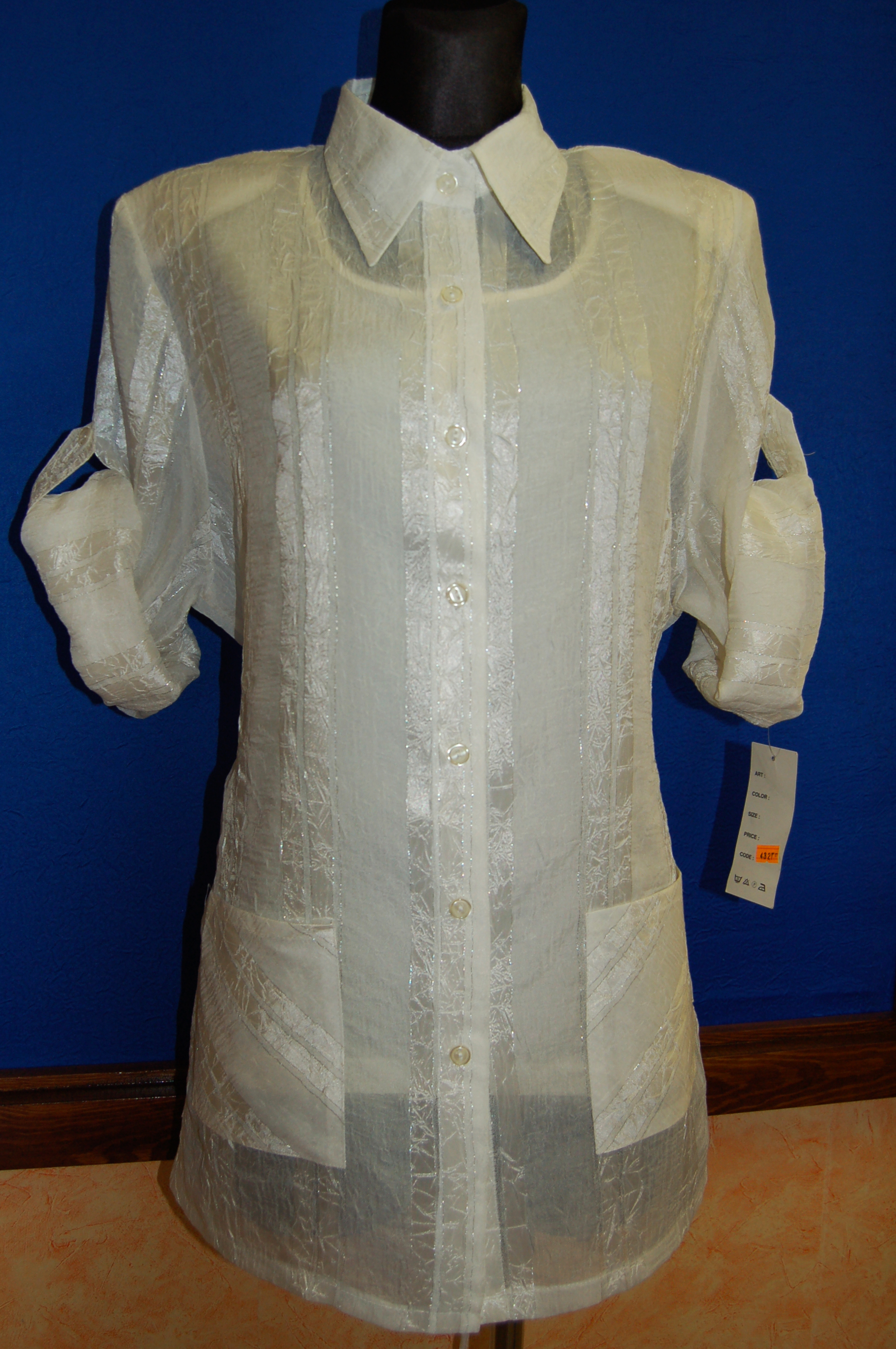 Košilová halenka s topem KLARIN - AKCE