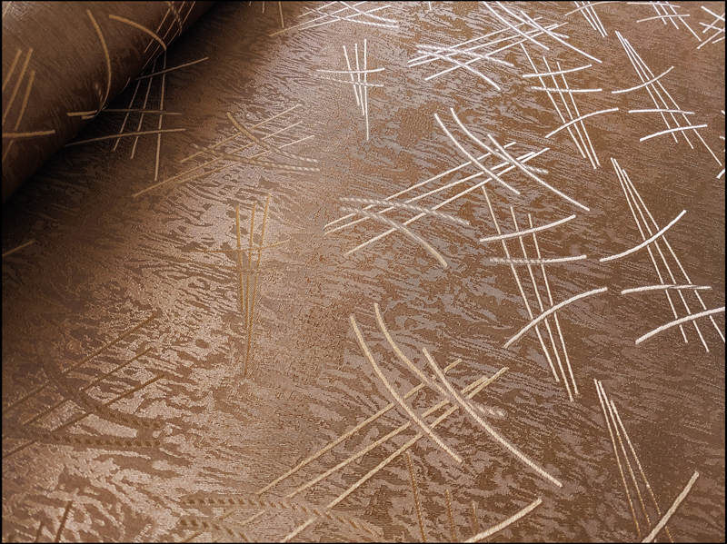 Dekorační látka Linie - závěs metrážový, šířka 150 cm 