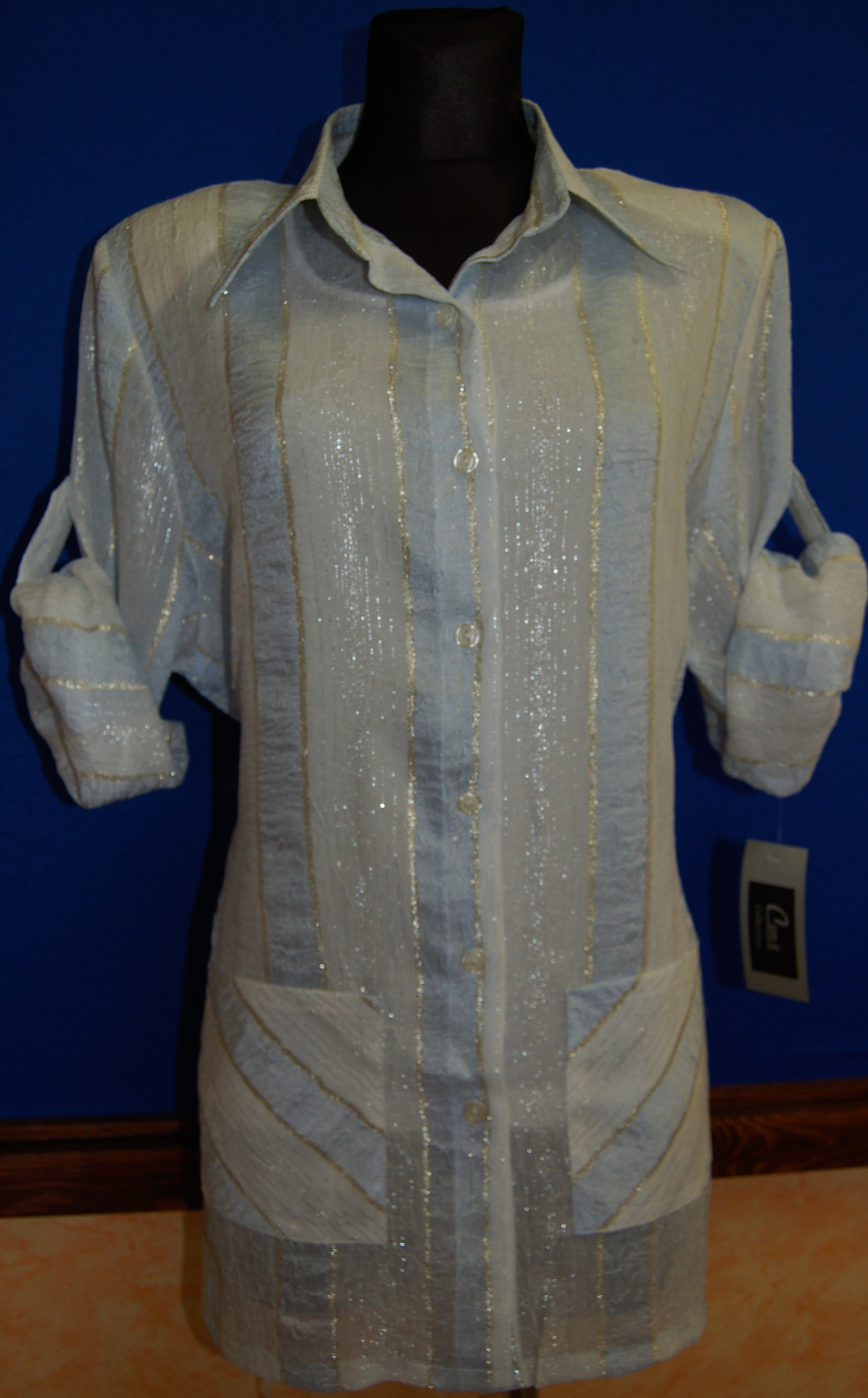 Košilová halenka s topem KLARIN - AKCE