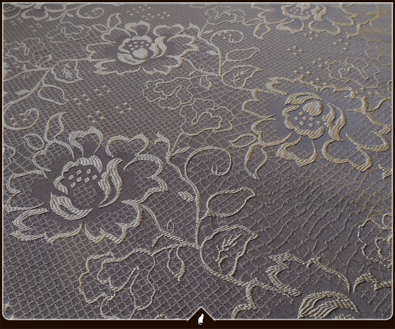 Dekorační látka 3D Eliza - závěs metrážový, šířka 150 cm 