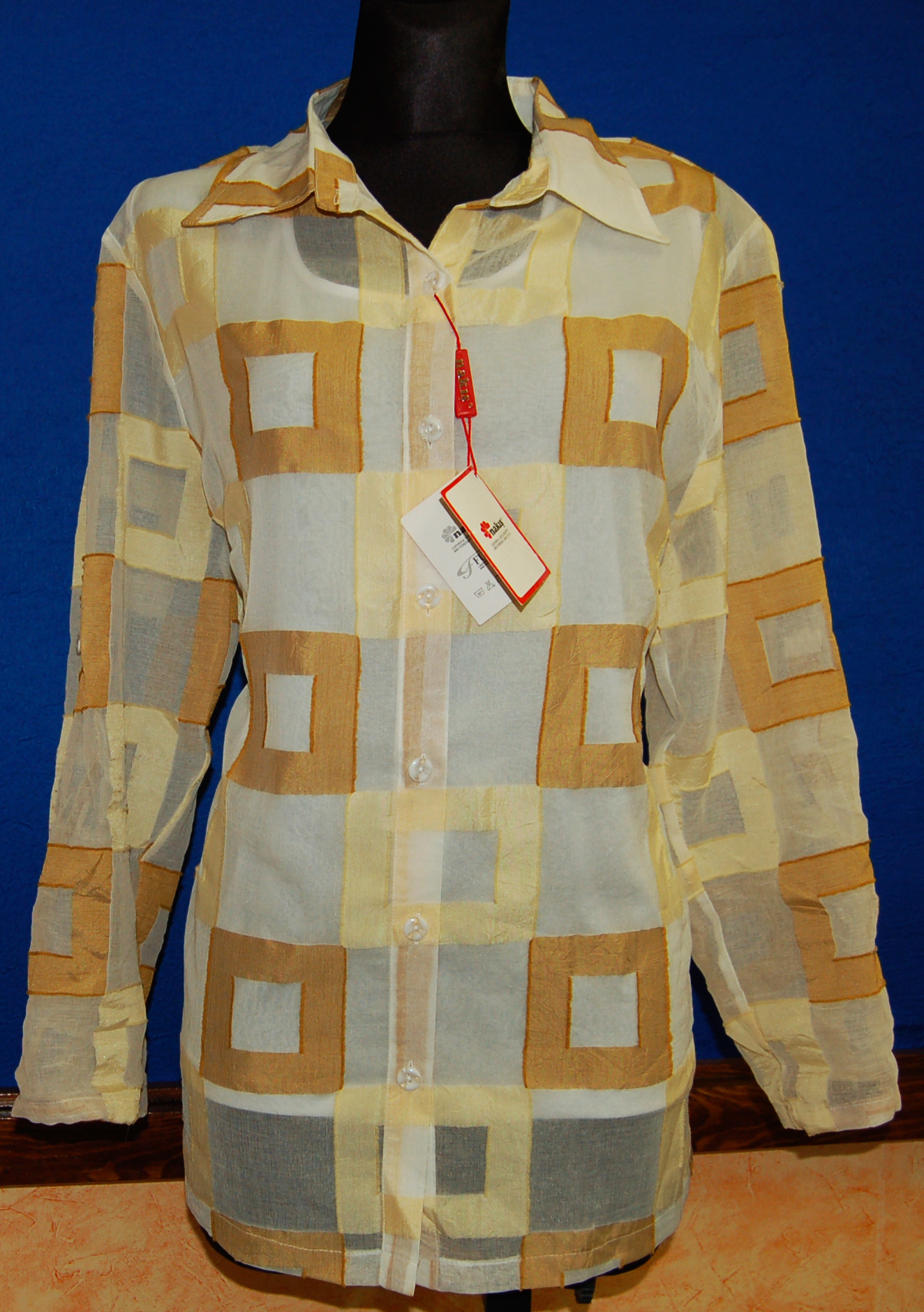 Košilová halenka s topem KLARIN - AKCE