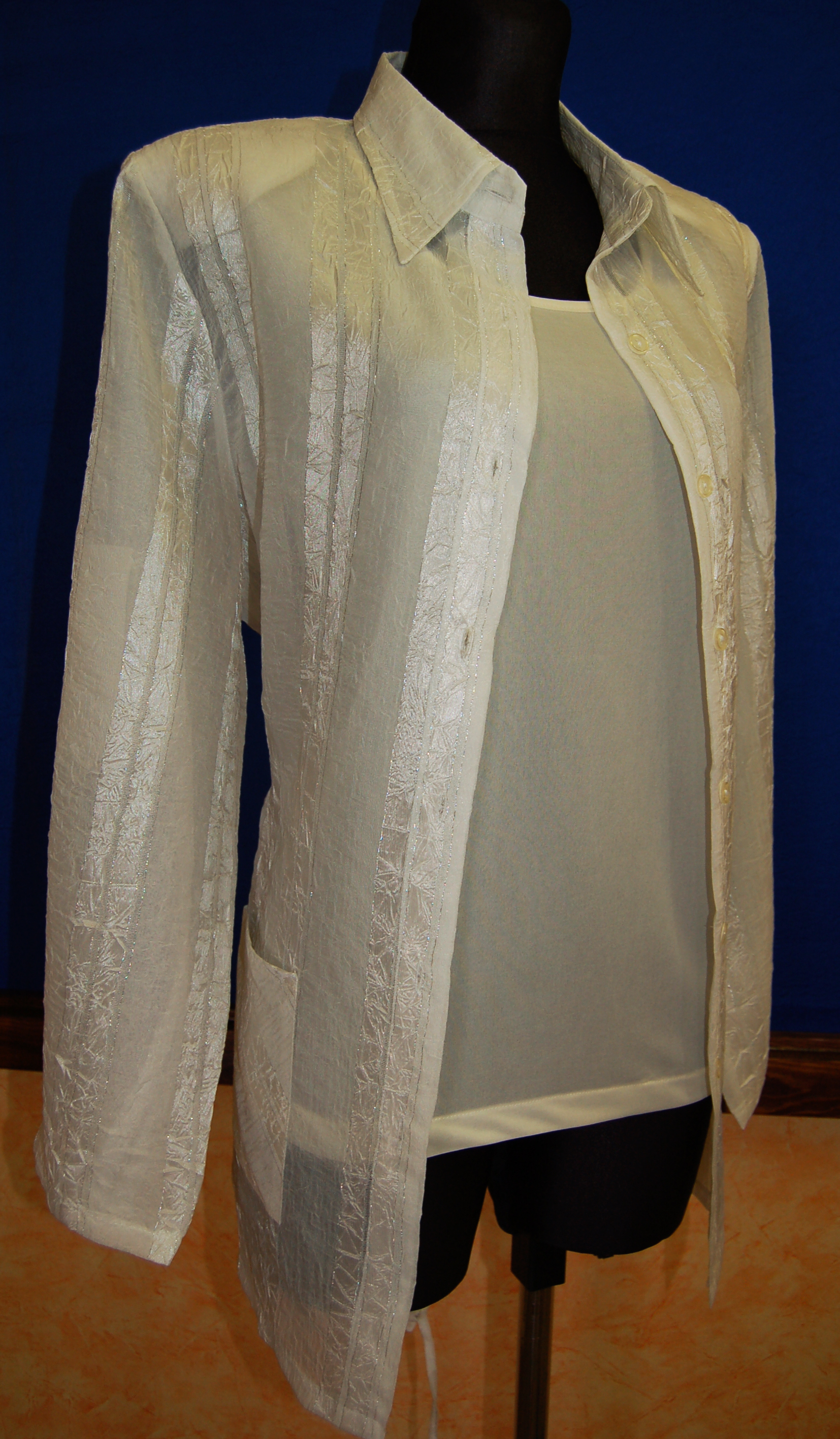 Košilová halenka s topem KLARIN - AKCE